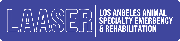 Los Angeles Animal Specialty Emergency and Rehabilitation (LAASER) Logo